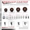 Service Caster 3.5'' High Temp Glass Filled Nylon 7/16'' Stem Caster Set 2 Total Lock Brakes, 4PK SCC-GRTTL20S3514-GFNSHT-716138-2-S-2 - alternate 4